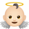 Baby Angel - Light emoji on Apple